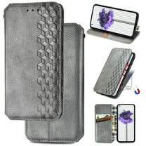 for Samsung Galaxy S25 Edge Wallet Case, Men's Retro Premium Business PU Leather Classic Magnetic Closure Flip Case with Card Holder [RFID Blocking] Folio Kickstand Shockproof Phone Cover,Gray