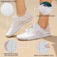 thumbnail image 2 of Barefoot Shoes, Wide Toe Box Non-Slip Comfort Flexible Athletic Footwear, Multi-Purpose Water Hiking Shoes for Men & Women, Outdoor Beach Swimming Surfing Gym Walking Trail Running Sneakers(white), 2 of 6