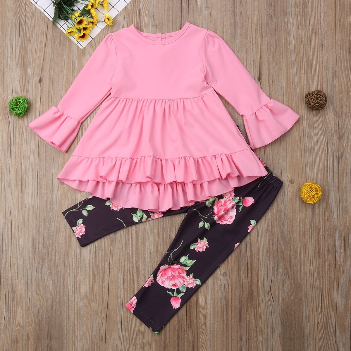 little girl ruffle clothes