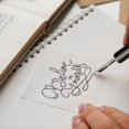 thumbnail image 2 of Juego de Plumas Cómicas de 11 Piezas, con Puntas de Repuesto de Pluma de Acero Inoxidable de 10 Piezas para Escribir, Dibujar, Firmar, Dibujar, 2 of 6