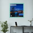 thumbnail image 4 of ArtToFrames 23.85x23.85 Inch - 60.6x60.6 CM Blue Puzzle Frame for 1000 piece Puzzles.1.50 Inch Custom Wood Puzzle Frames, Eggshell Blue - Comes with Economy Acrylic, 4 of 6