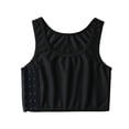 thumbnail image 1 of Sonducket Chaleco de lesbianas, corsé de verano, transpirable, sin costuras, para forma al pecho, ropa interior, Tops para hacer ejercicio, Camisetas sin mangas Negro M, 1 of 6