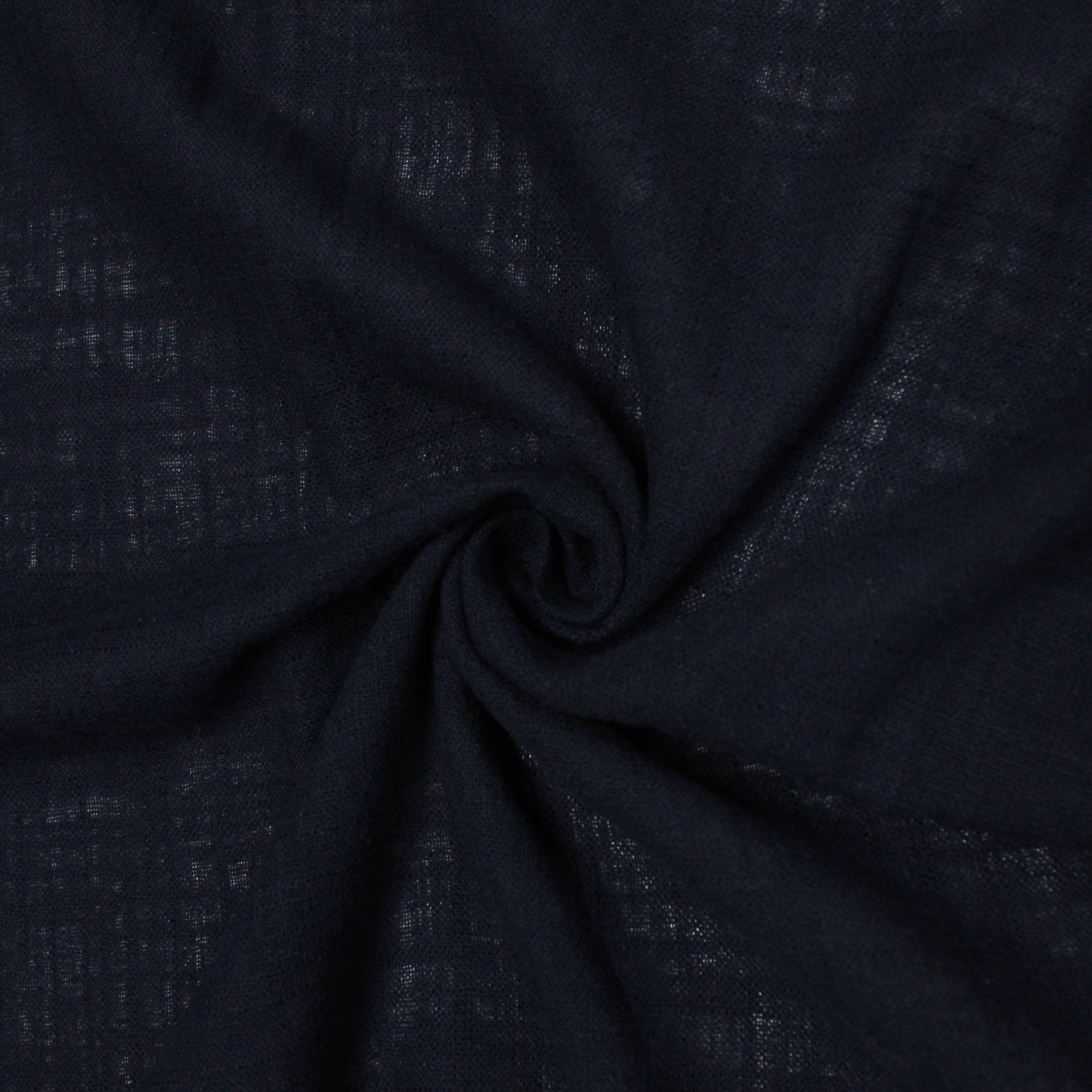 FREE SHIPPING!!! Navy Exid Cotton Rayon Gauze Linen Fabric by the YardStyle 638 Stylish