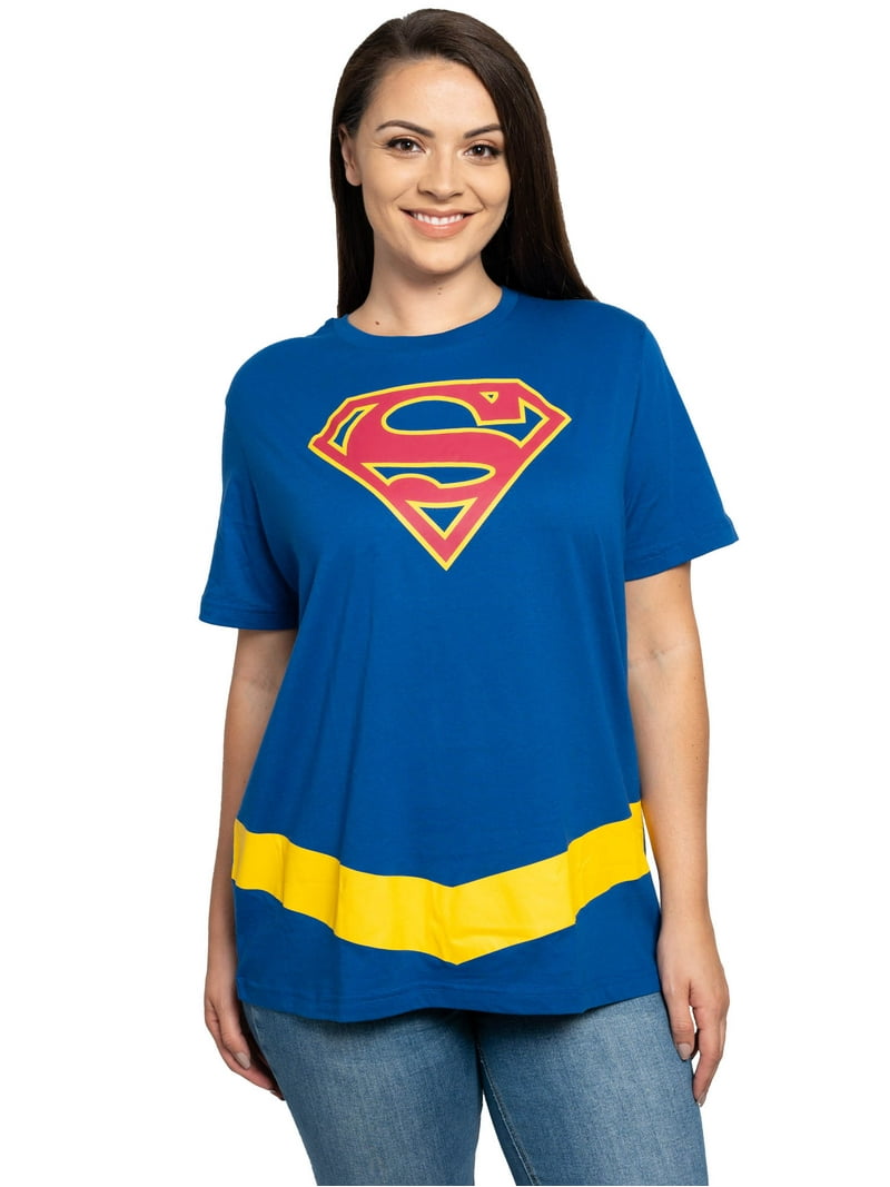 DC Comics Supergirl Superman Logo Hero Costume T-Shirt, Women's