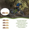 thumbnail image 4 of 4 Pairs Full Metal Gold Bicycle Brake Pads for D03S D02S, for Saint for XT for XTR for SLX for ZEE Disc Brakes, All Weather Low Noise High Heat Dissipation, 4 of 9