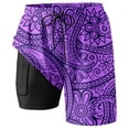 thumbnail image 4 of Kcolen Swim Trunks Men 5 Inch Solid Swim Shorts Men Loose Bathing Suit Soft Compression Liner Summer Beach Swimming Shorts for Men, 4 of 4