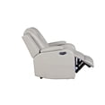 thumbnail image 5 of Benz LED & Power Recliner Chair Made With Faux Leather in Ice/ White, 5 of 9