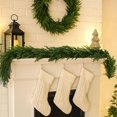 thumbnail image 2 of Guvpev 9FT Artificial Norfolk Pine Christmas Garland, Real Touch Winter Cypress Greenery Garland, Realistic Faux Green Cedar Garland for Mantel, Doors, Table, Wall, Windows, Indoor/Outdoor Xmas Decor, 2 of 6