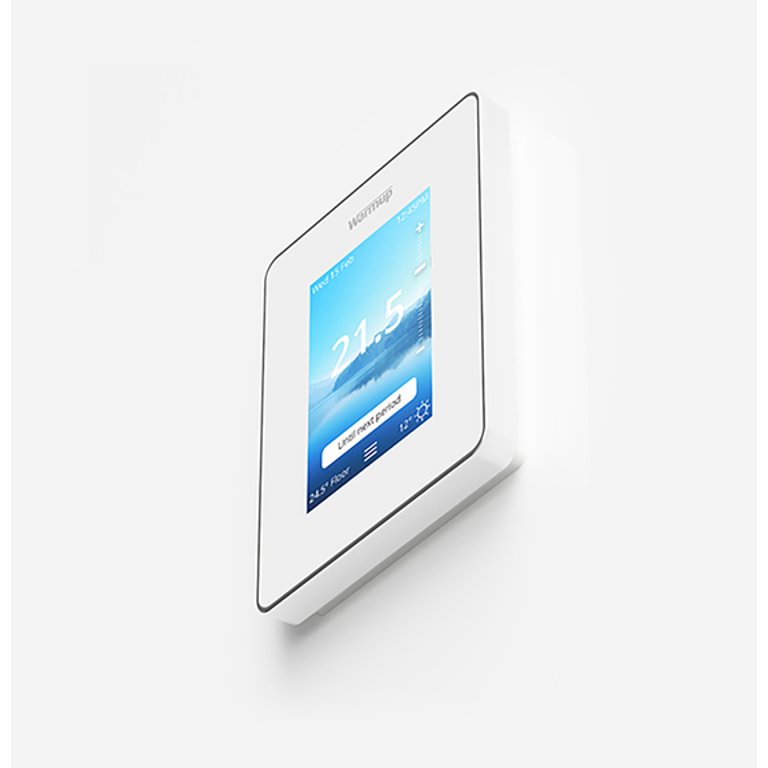 WarmUp 6IE-04-CW-LC 6iE 240V Smart Learning Energy Efficent Thermostat with  Wi-Fi, Cloud White - Walmart.com