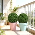 thumbnail image 4 of 11.81 Inch Artificial Boxwood Ball Topiary for Indoor Outdoor Home Garden Decoration, Faux Cypress Leaf Plant Sphere Hanging Ornament for Patio Porch Yard Decor, 4 of 6