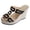 Black, variant on Espadilles for Women High Heeled Sandals Closed Toe Platform Wedge Heels Lace up Ankle Strap Summer Dress Shoes Silver Size 6.5
