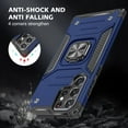 thumbnail image 7 of FIEWESEY Cases for Samsung Galaxy S23 Ultra Case [Military Grade Drop] Heavy Duty Silicone Rugged Shockproof Protective Cover for Samsung Galaxy S23 Ultra Phone Case with Ring Kickstand Hard (Blue), 7 of 7