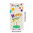 thumbnail image 3 of Colorful Happy Birthday Banner with Balloons Cake and Stars Party Decoration Backdrop for Birthday Party Photography Props and Celebrations, 3 of 7