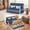 Midnight Navy, variant on 62" Pull Out Sofa Bed, Full Size Convertible Leather Sleeper Sofa with Storage, Trundle & 2 Pillows, Charcoal Gray, Ideal for Living Room/Bedroom/Dorm/Office/RV