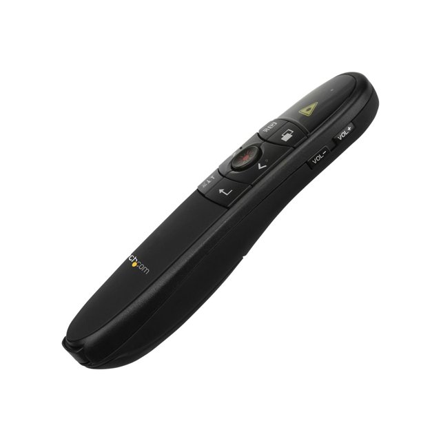 StarTech.com Wireless Presentation Remote with Red Laser Pointer - 90 ft. - PowerPoint Presentation Clicker for Mac & Windows (PRESREMOTE) - Presentation remote control - RF