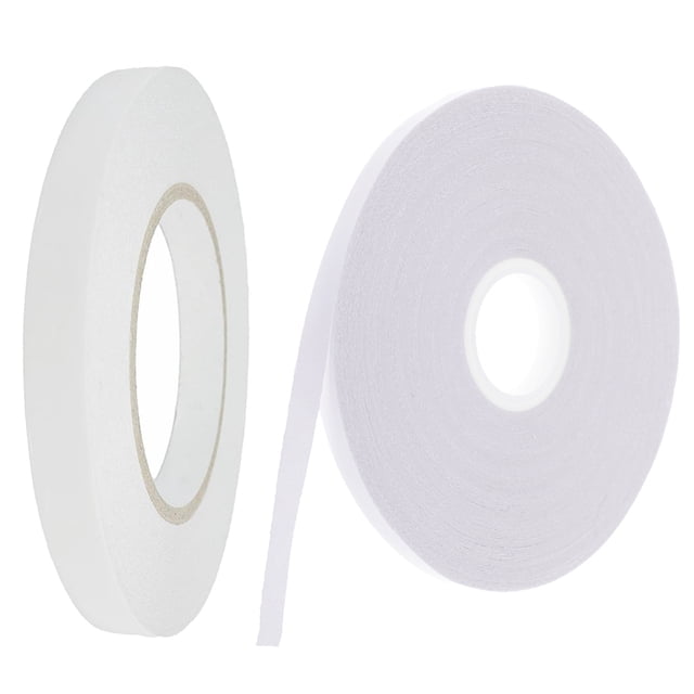 2x 50M Cinta Adhesiva Lavable De Doble Cara Cinta Adhesiva Para Coser Dobladillo Para Vestido Baoblaze servicio pesado doble cara 5m