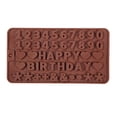 thumbnail image 2 of RnemiTe-amo Silicone Letter Mold and Number Chocolate Molds,Alphabets & Numbers Candy Baking Mold with Happy Birthday Cake Decorations Symbols for DIY Chocolates, Candies or Fondant, 2 of 9