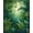 Green, Pattern 4, variant on ODIKA 4'x6' Machine Washable Non-Slip Area Rug, Exotic Foliage Velveteen Luxury Non Slip Bath High Traffic Rug, Green, 84059