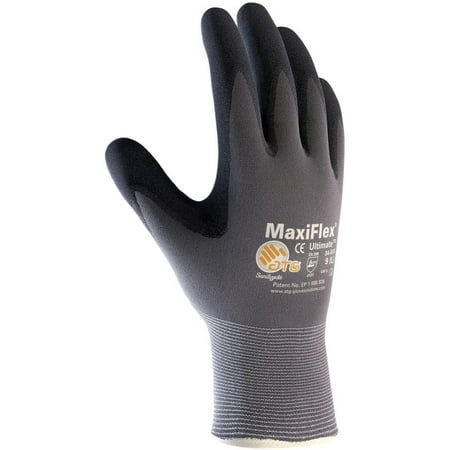 

MaxiFlex Ultimate 34-874T/M Seamless Knit Nylon/Lycra Glove with Nitrile Coated Micro-Foam Grip on Palm and Fingers