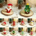 thumbnail image 5 of Fairnull Christmas Ornament No Fading Realistic Adorable Cartoon Snowman Santa Claus Car Decoration for Vehicle, 5 of 11