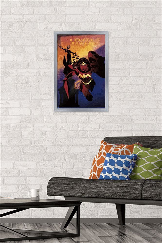 DC Comics: Dark Artistic - Wonder Woman Wall Poster, 14.725" x 22.375" Framed