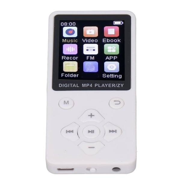 Reproductor MP4 MP4 5.0 de 64 GB CON Pantalla A Color, Compatible Con Hasta 128 GB, Reproductor de Música Hifi para Deportes, Viajes y Aprendizaje
