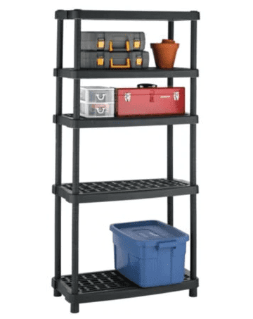 Certified Adjustable 5-Shelf Resin Rack, 36 x18 x 72-in | Walmart Canada