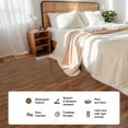 thumbnail image 4 of 54pcs (cover 81 Sq. Ft), Each pcs 36''*6''. Peel & Stick, Vinyl Plank Flooring, Wood Grain, Self-adhesive and Waterproof Tile Sticker, DIY Stickers- for decorating living rooms, bedrooms, offices, 4 of 6