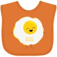 thumbnail image 3 of Inktastic Cute Kawaii Fried Egg Boys or Girls Baby Bib, 3 of 4
