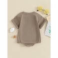 thumbnail image 6 of Western Baby Romper Casual Short Sleeve Round Neck Boots Hat Print Bodysuit Infant Playsuit, 6 of 10