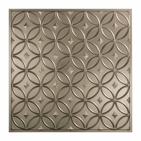 Fasade Easy Installation Rings Brushed Nickel Lay In Ceiling Tile