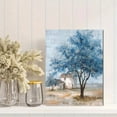 thumbnail image 2 of UXIEQU Blue Tree Farmhouse Canvas Wall Art 15.75x11.81 Inches, 2 of 8