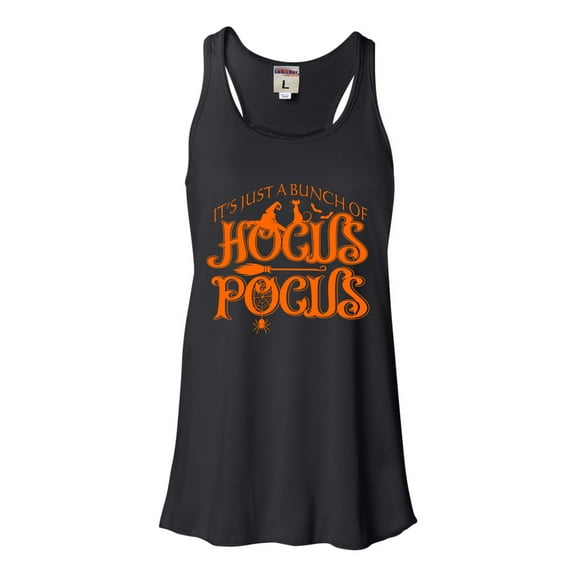 Go All Out It's Just A Bunch Of Hocus Pocus Halloween Sleeveless Tank Top T-Shirt Mens/Women/Flowy/Fitted