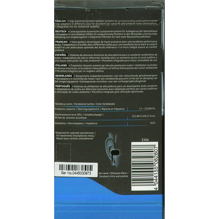 Sennheiser CX 275 S Universal Mobile Headset Walmart