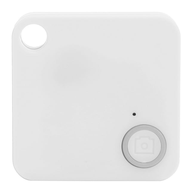 Dispositivo de seguimiento Bluetooth Buscador de llaves antipérdida Localizador de artículos Alarma antirrobo para niños Mascotas Cartera (Blanco)