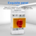 thumbnail image 4 of Yeacher 4P PV Direct Current Rotary Knob Solar Isolator Switch Disconnector Switches with 90 Dreege Rotating Handle, 4 of 8
