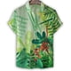 thumbnail image 4 of Camisa hawaiana con estampado 3D de flores a la moda para hombre, camisetas de manga corta con solapa, blusa con botones y estampado de animales de estilo callejero de Harajuku, 4 of 4