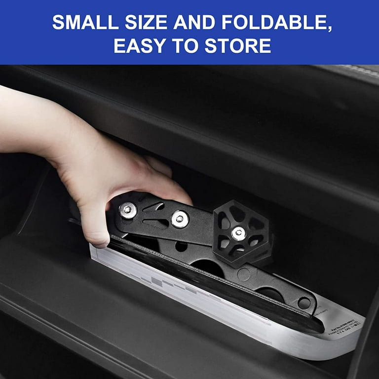 RISTOW Upgraded Extra Long Car Door Step, Unique 11 Adjustable