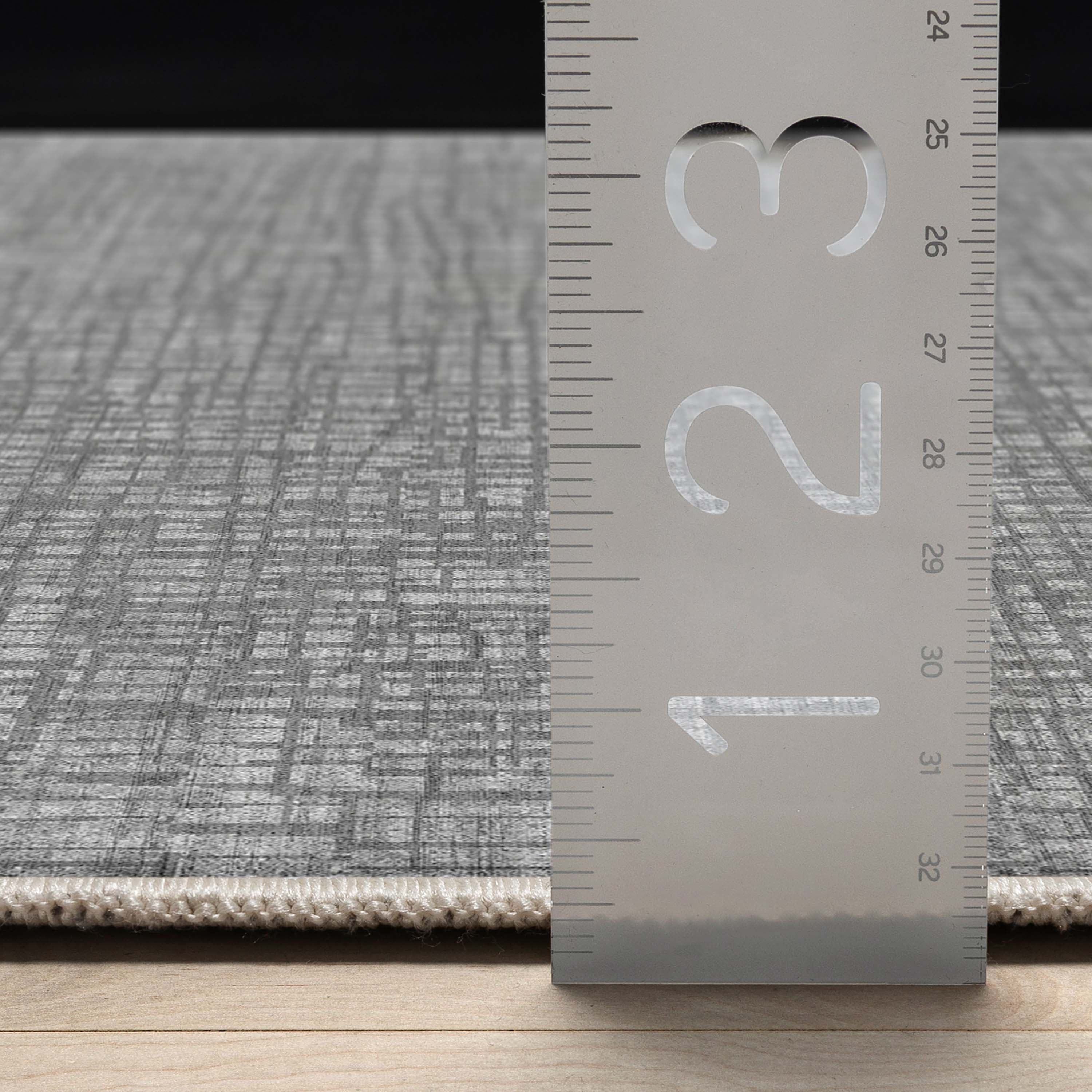 Well Woven Abstract Nightscape Modern Geometric Flat-Weave Gray 7'7" x 9'10" Area Rug
