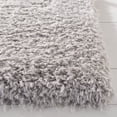thumbnail image 4 of Safavieh Flokati Lavena Solid Polyester Shag Area Rug, Light Gray, 5'3" x 7'6", 4 of 11