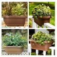Alieon Deck Rail Planter, Balcony, Deck Balcony Rail Planter 24