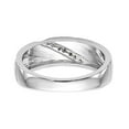 thumbnail image 5 of 14K White Gold Ring Band Wedding Diamond Round Complete Trio Ladies, 5 of 7