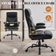 thumbnail image 5 of Yeshouse Silla de oficina grande y alta de 227 kg con reposapiés - Silla ergonómica ejecutiva de cuero para computadora, silla para juegos giratoria reclinable de 90 a 155° con soporte lumbar, 5 of 7