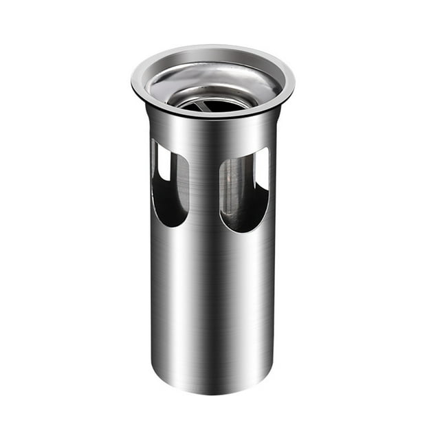Fiudx Desagüe de Suelo de Acero Inoxidable, Diseño de Tapa Abatible Por Gravedad, Prevención de Olores y Obstrucciones, Drenaje de Alto Caudal, Decoración Elegante para Baño y Cocina, Fácil de Limpia