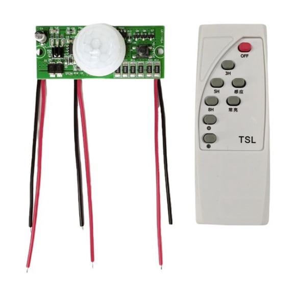 3.2V3.7V soldado infrarrojo cuerpo humano inducción placa de circuito de luz solar
