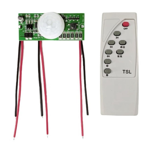3.2V3.7V soldado infrarrojo cuerpo humano inducción placa de circuito de luz solar