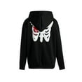 thumbnail image 3 of SAYOO Mujer otoño sudadera con capucha calavera estampada con capucha cremallera de manga larga sudadera de niña SAYOO Sudadera con capucha, 3 of 8