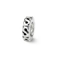 thumbnail image 1 of Reflection Beads QRS124 Sterling Silver Swirl Spacer Bead - Antiqued, 1 of 1