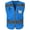 Blue, variant on TCCFCCT Safety Vest for Men Women 9 Pockets High Visibility Reflective Vest for Safety, Work Vest with Reflective Strips, Meets ANSI/ISEA Standards, (Yellow, X-Large)