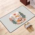 thumbnail image 4 of Love Happy Little Fox Entryway Rug, Non-Slip Absorbent Door Mat for Living Room Kitchen Bathroom Entrance, 36"x24", 4 of 8